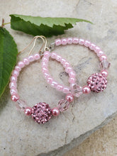 Too Cute Pink Hoop Earrings