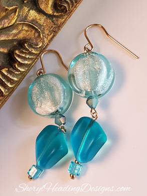 Move With Me Turquoise Earrings