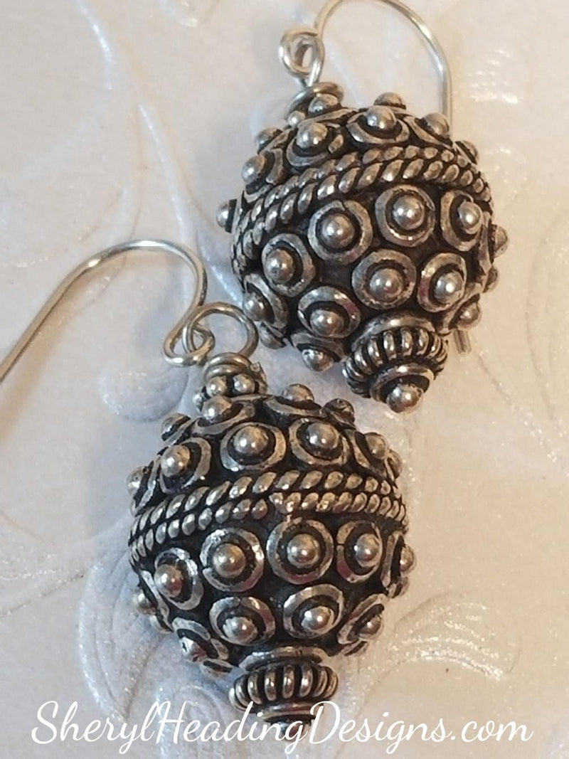 Eivri Jewellery Earrings for Women Afghani Oxidised Silver Jhumka earrings  for Girls and Women