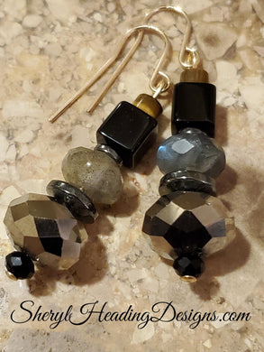 Just Right Labradorite Dangle Earrings