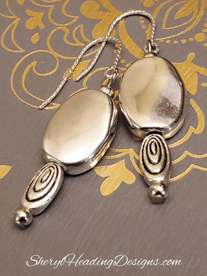 Simple Pleasures Silver Earrings