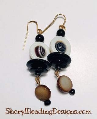 Double Drop Dangle Earrings - Sheryl Heading Designs